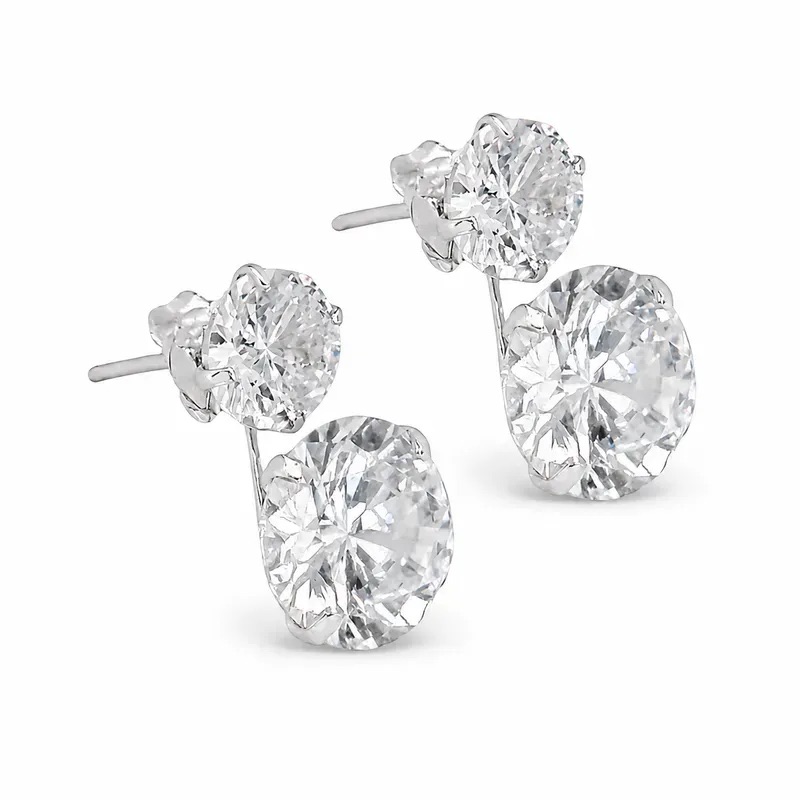 RG941 - BRINCO ZIRCONIA DUPLA RED 6MM 1CM