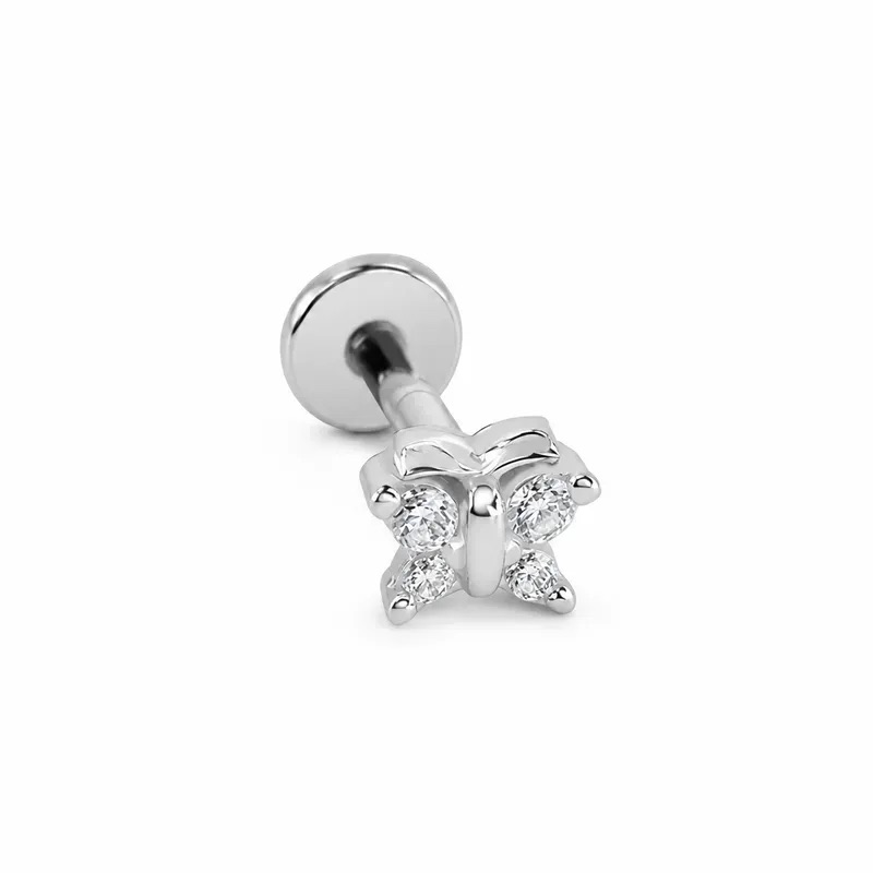 PC104R - PIERCING MINI BORBOLETA CRAV 5MM
