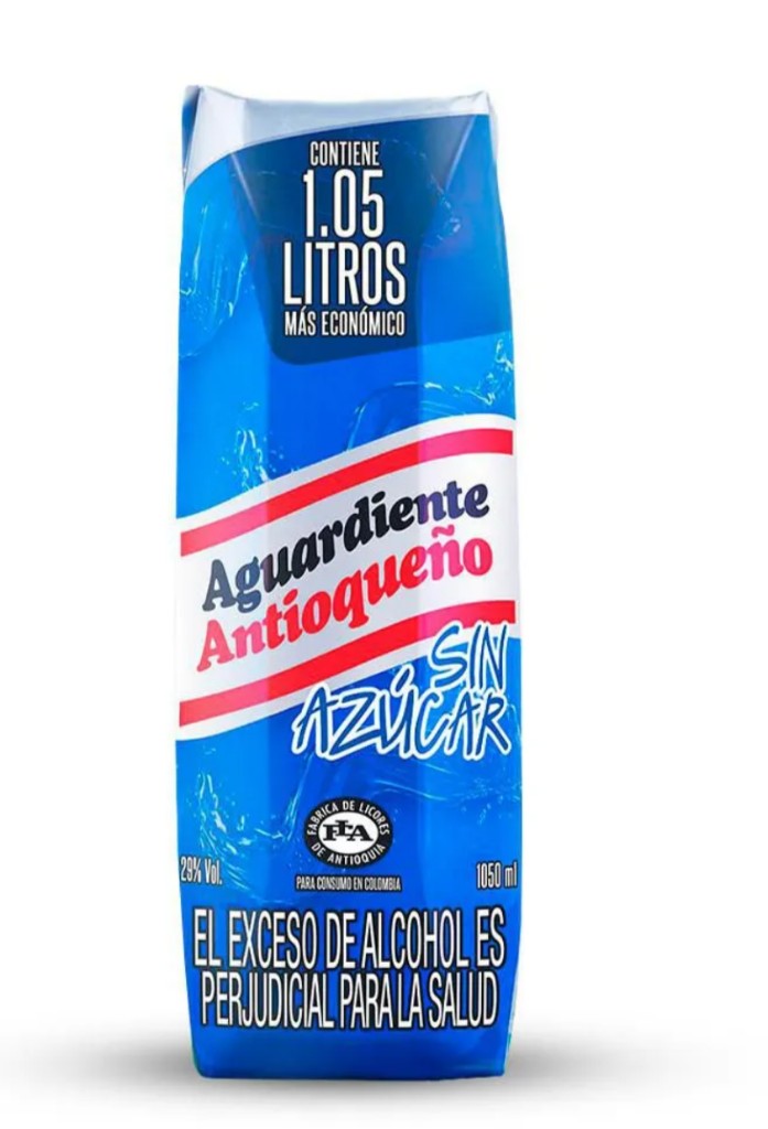 CAJA AGUARDIENTE AZÚL