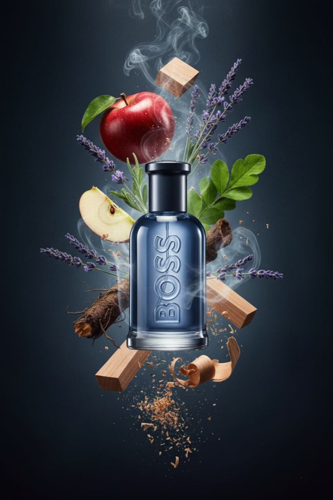 BOSS perfume azul