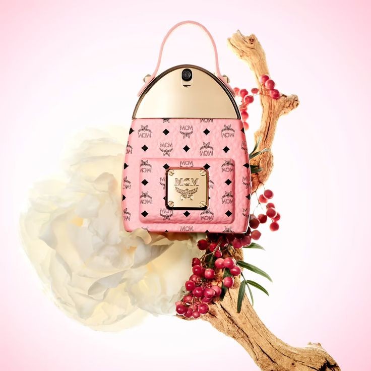 MCM mochila rosa