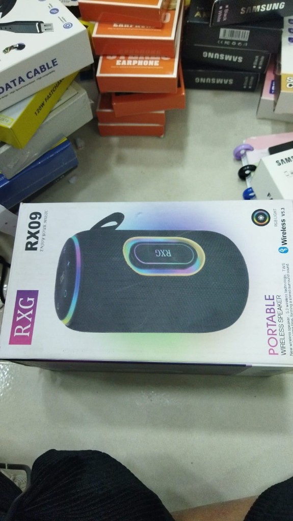 RXG parlante portable negro