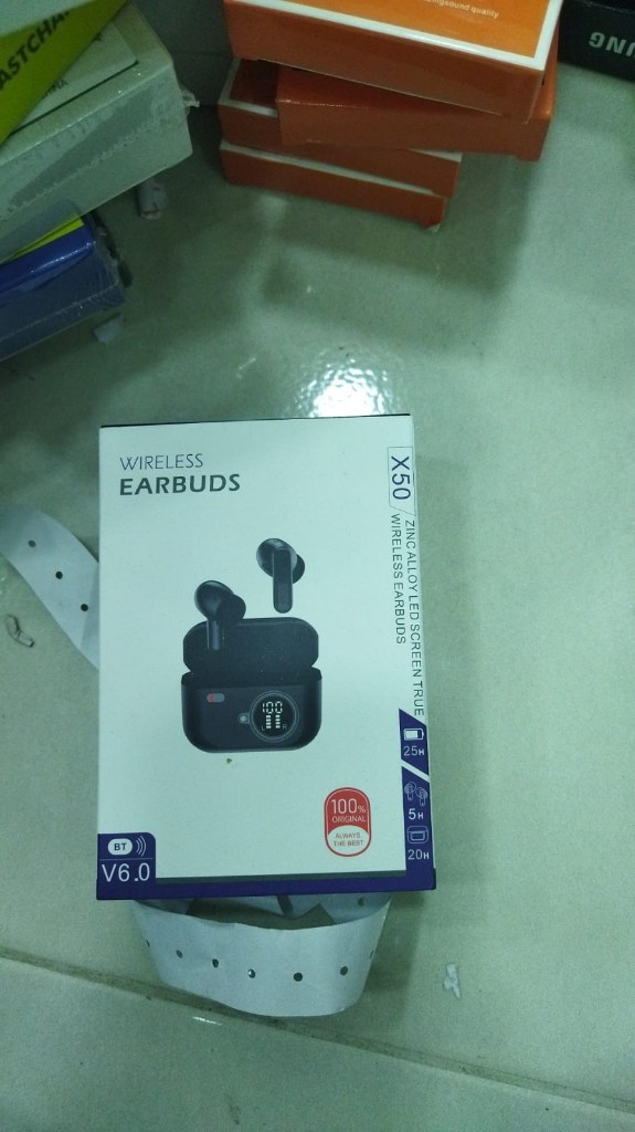 audifonos inalambricos negros x50