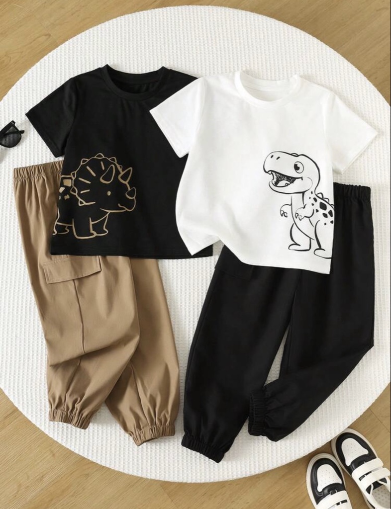 Conjunto infantil dinosaurio 6 años