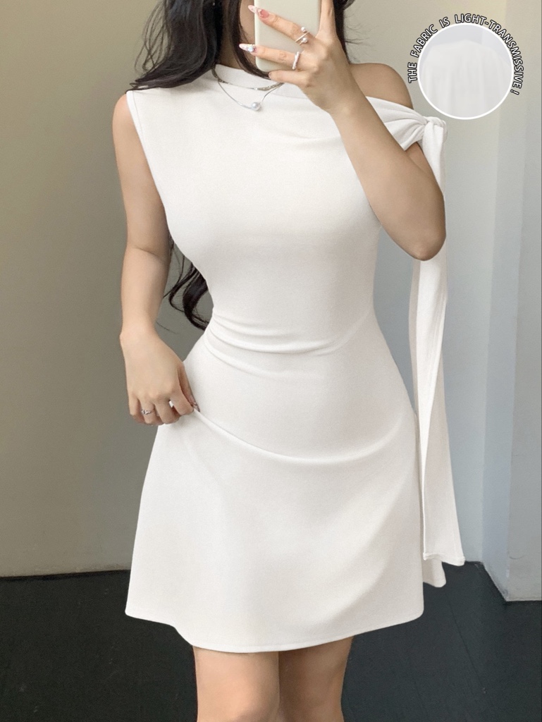 Vestido blanco halter