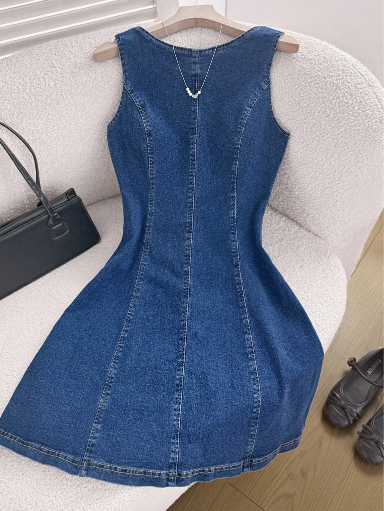 Vestido mezclilla azul