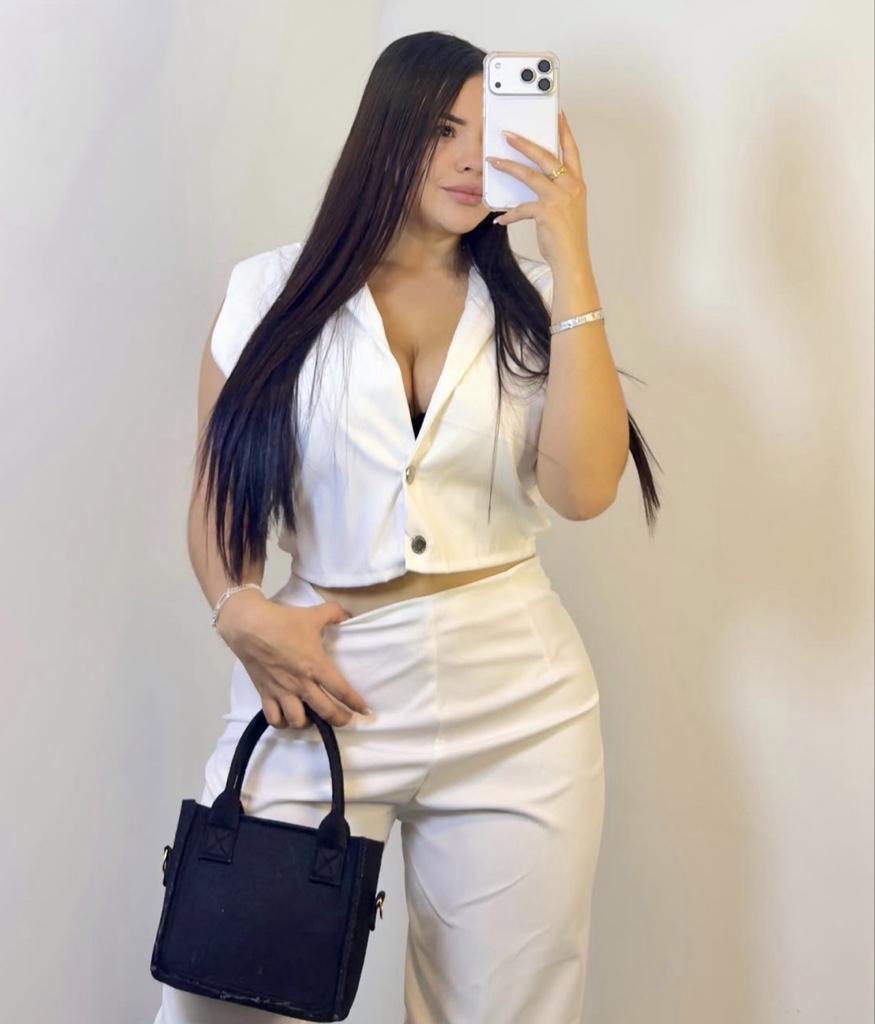 Set Blanco Chaleco