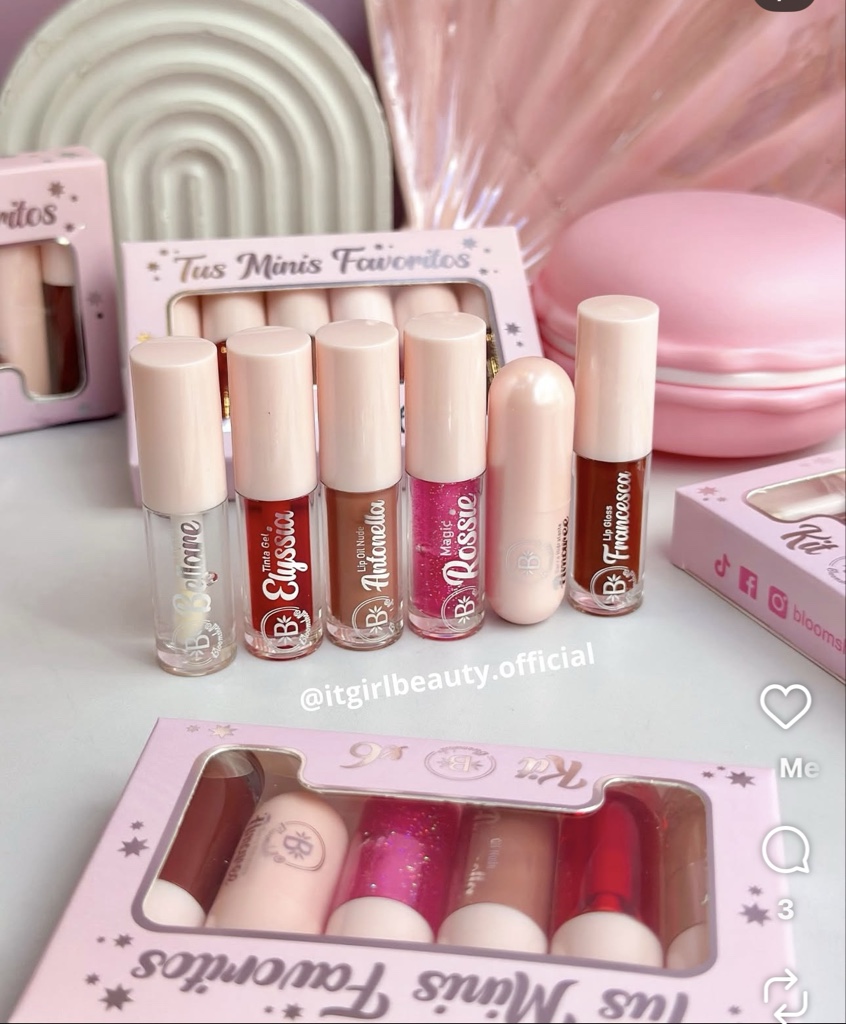 Kit x 6 mini gloss de blomshell