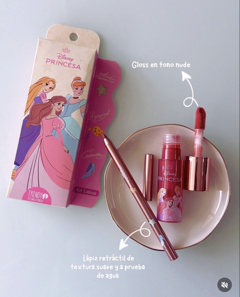 Kit labios princesas trendy
