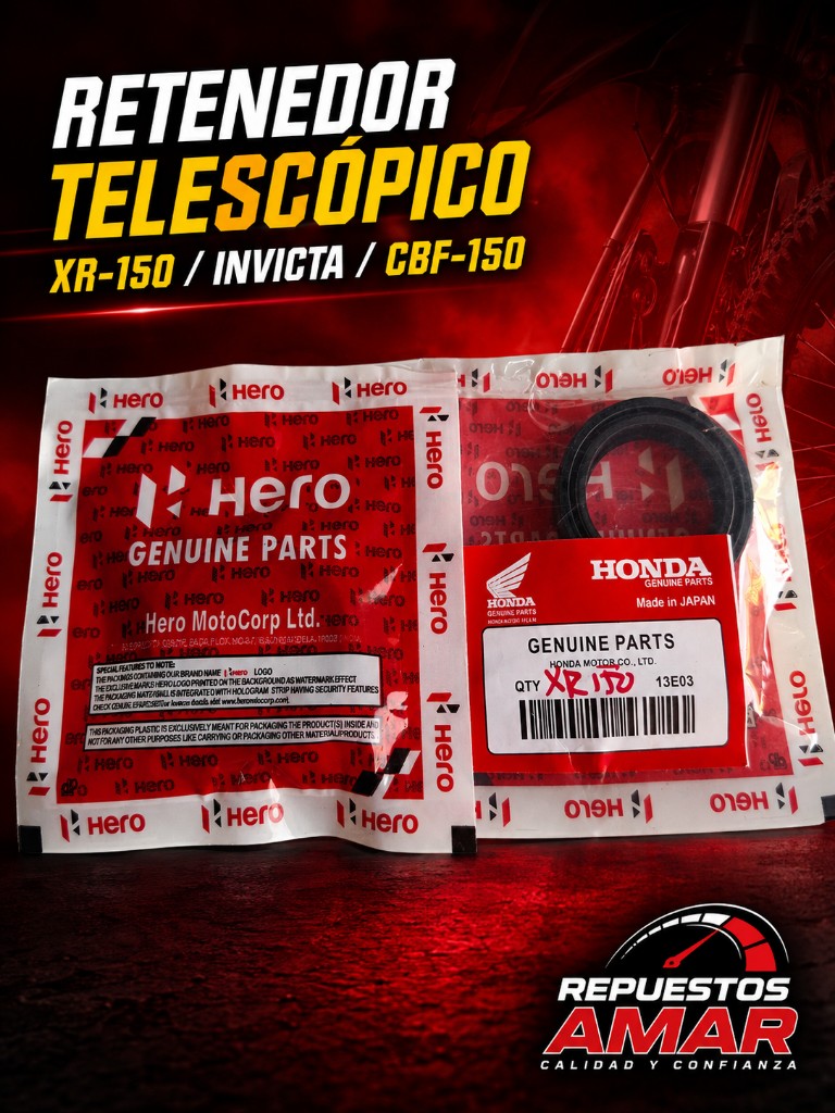 retenedor telescopico XR-150/CBF150 (par)
