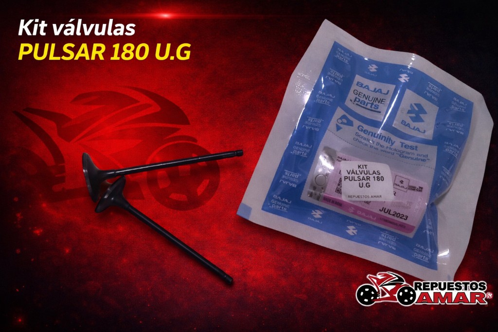 Kit valvulas  Pulsar 180 U.G