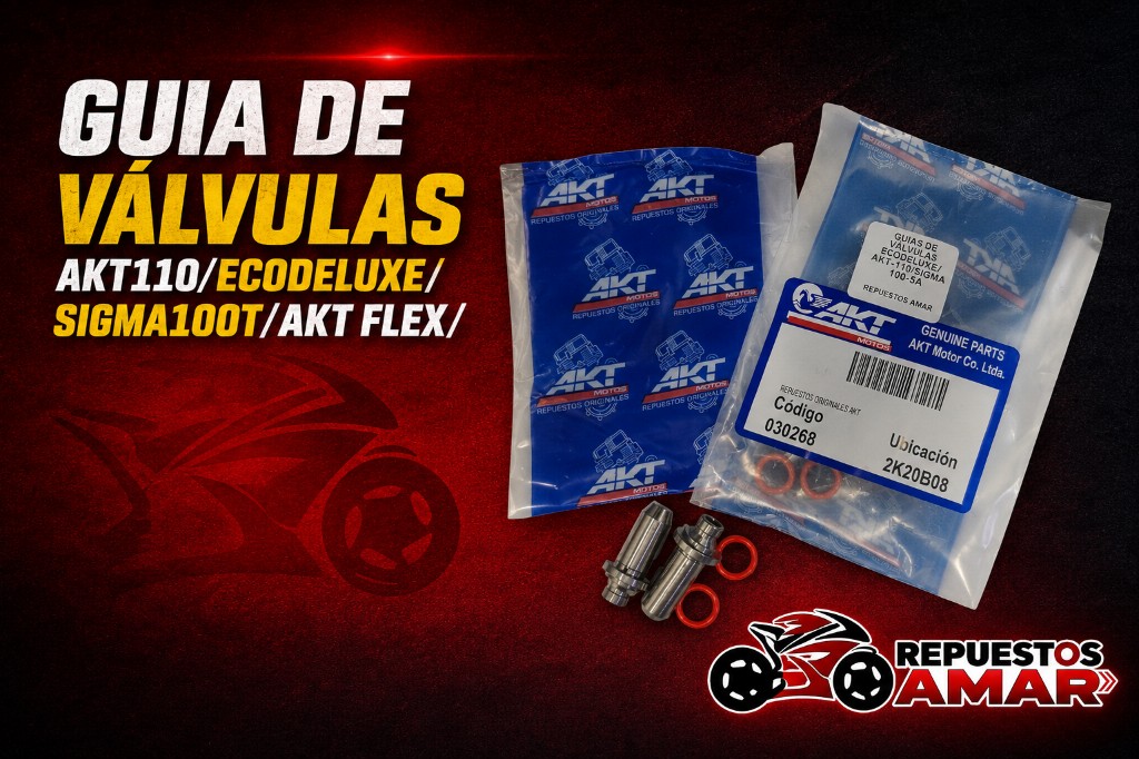 guias de  valvulas ECO/AKT 110