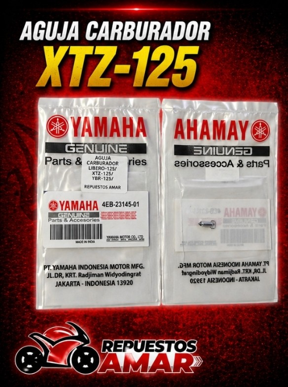 aguja carburador XTZ-125/LIBERO