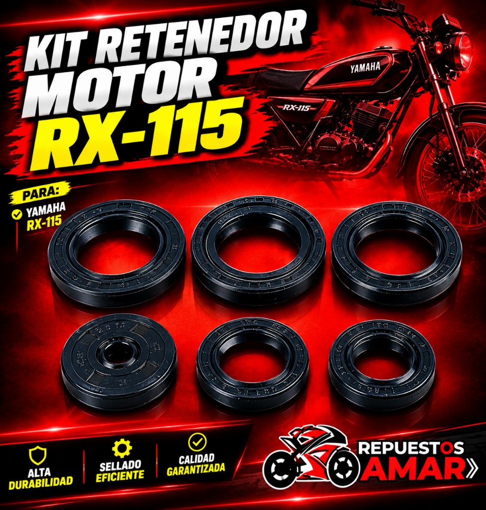 Kit retenedor motor Yamaha RX-115
