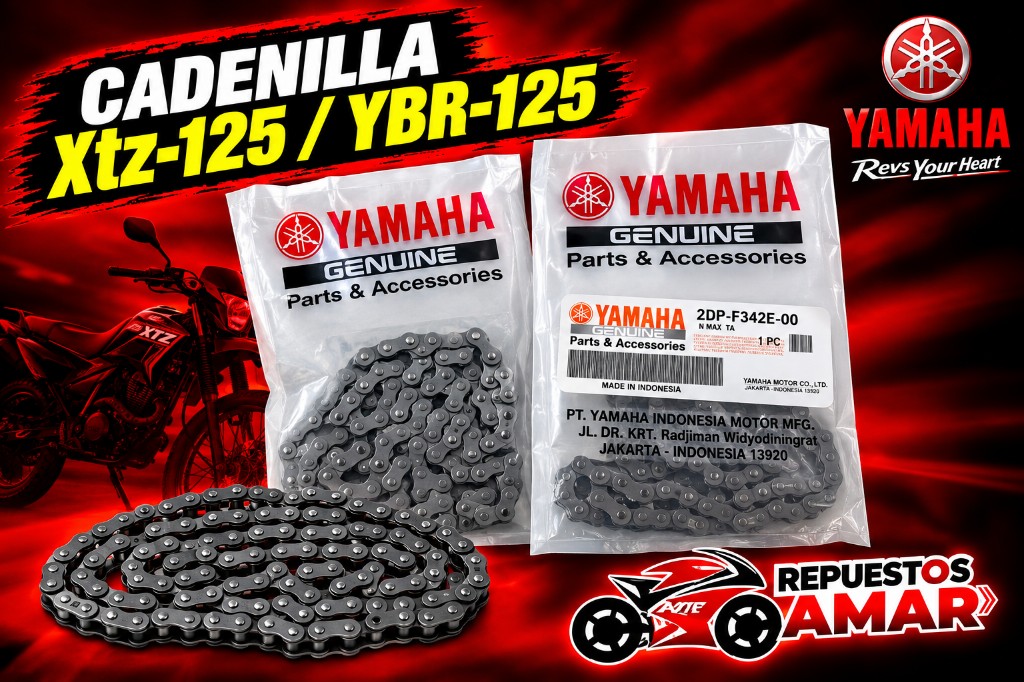 Cadenilla XTZ-125/YBR-125