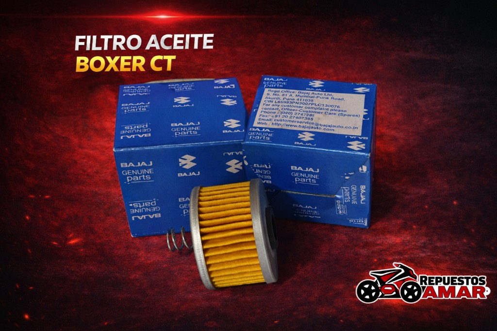Filtro aceite Boxer CT
