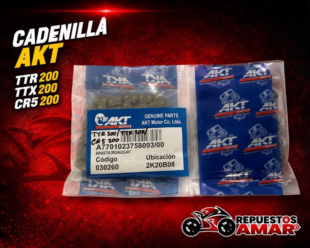 Cadenilla  AKT TTR-200/CR-5 200