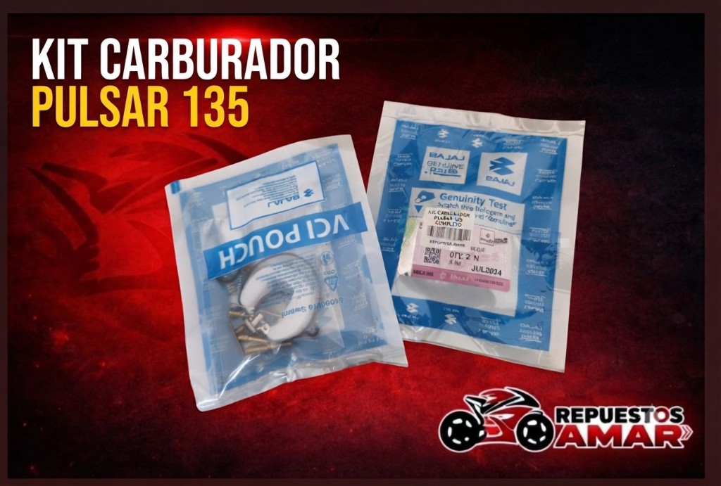 Kit carburador Pulsar 135