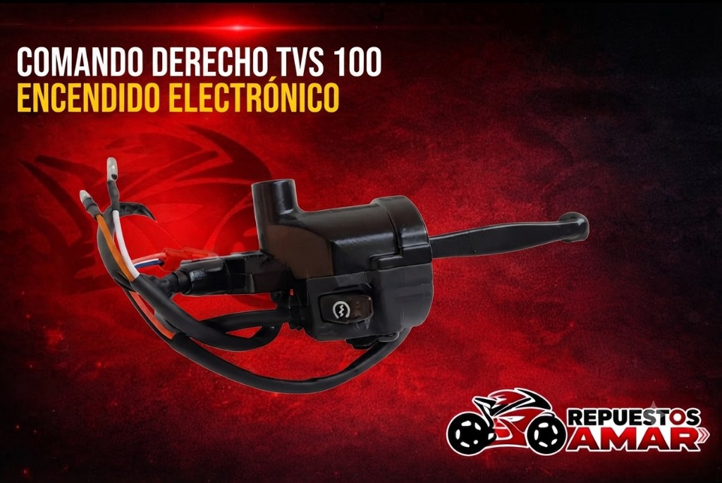 Comando derecho TVS 100 ENCENDIDO