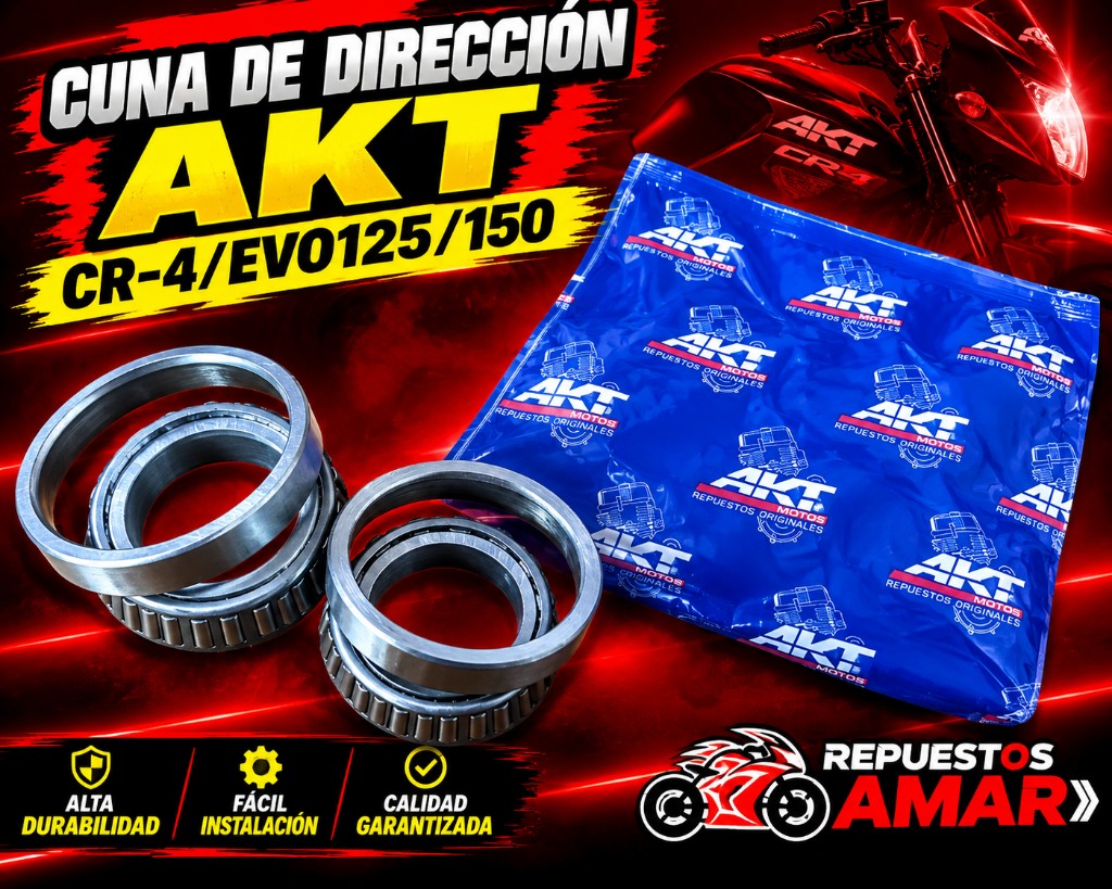 Cuna de direccion RTR/ CR-4/EVO125/150