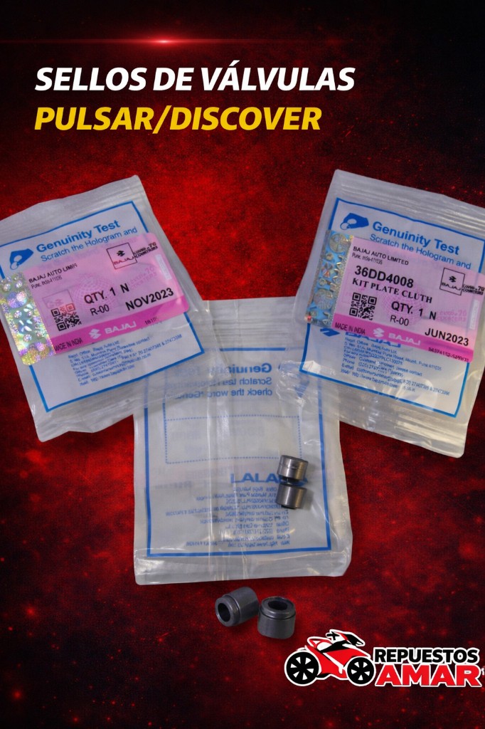 Sellos de valvulas  Pulsar/Discover
