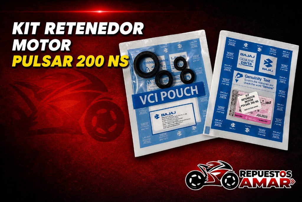 kit retenedor motor Pulsar 200 NS