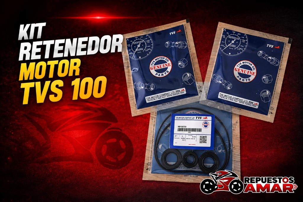 kit retenedor motor TVS 100