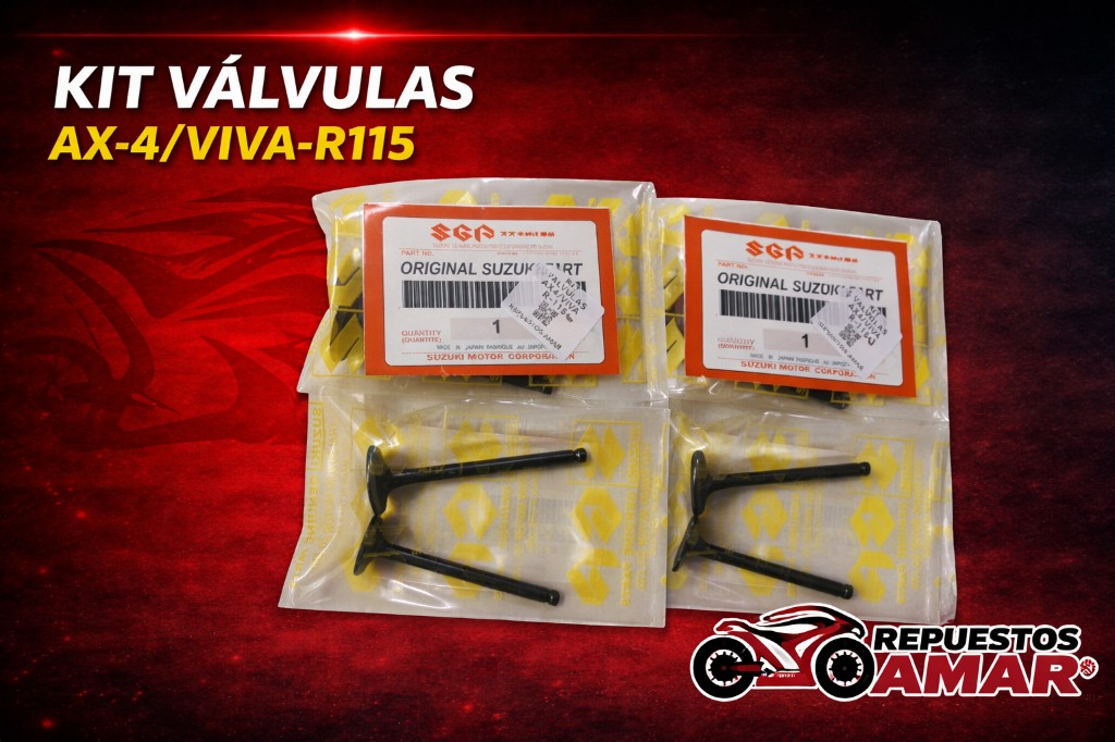 Kit válvulas Suzuki AX-4/Viva-R115