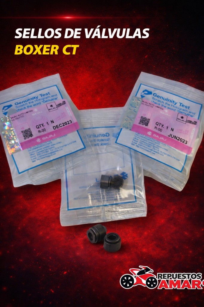 Sellos de valvulas Boxer CT