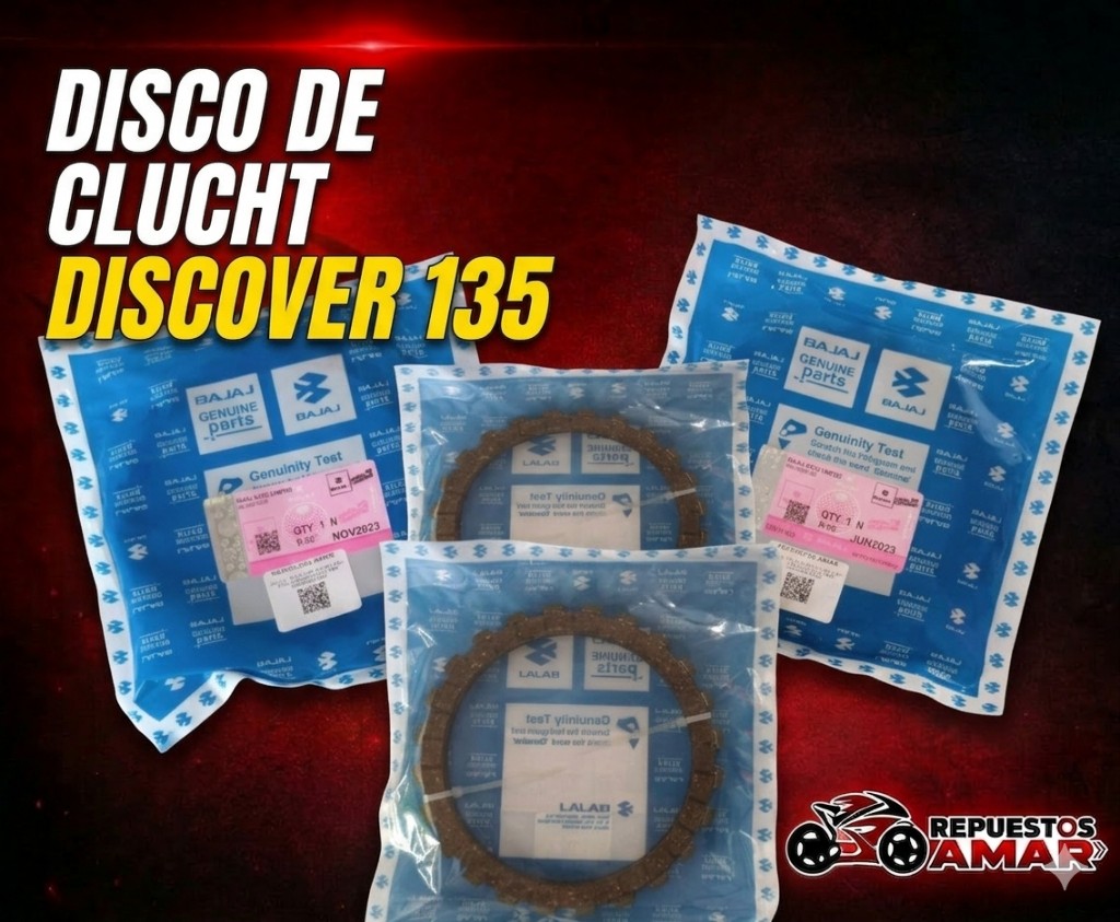 disco  clutch Discovery 135/pulsar 180 M.V