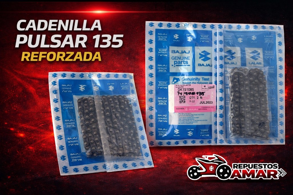 Cadenilla pulsar 135 reforzada