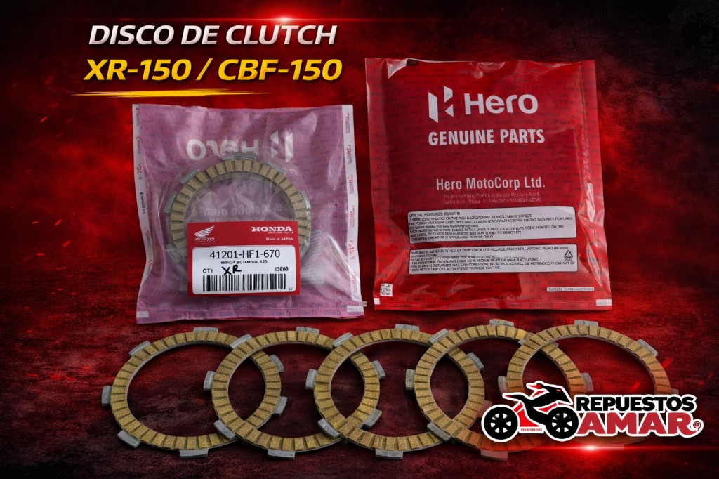 disco clutch XR-150/CBF-150/ECO