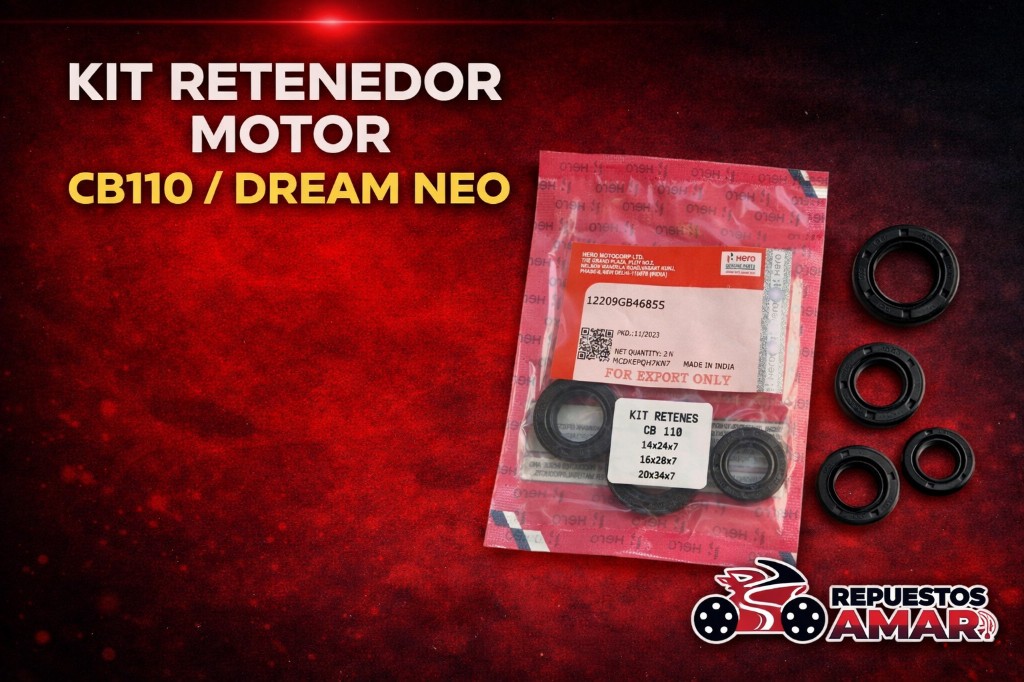 Kit retenedor motor CB110 Dream Neo