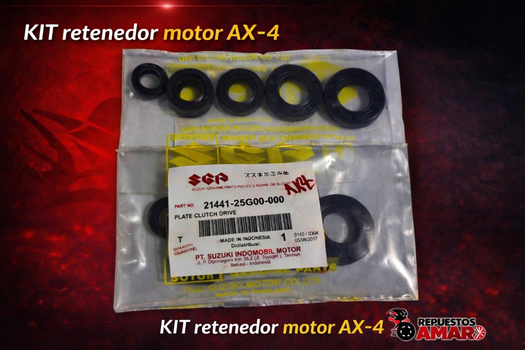 kit retenedor motor AX-4
