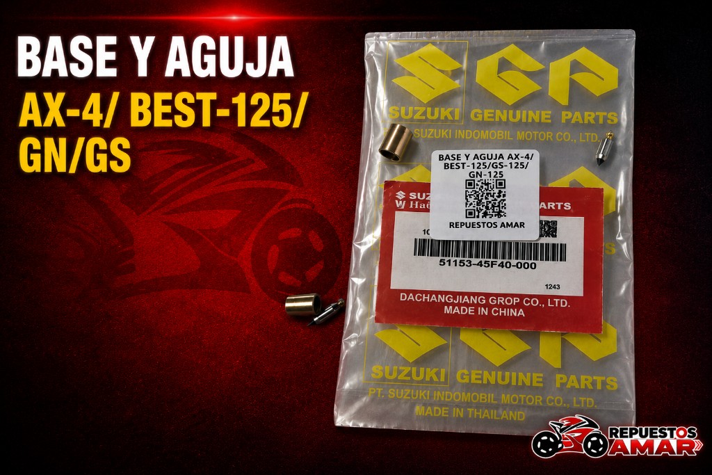 base y aguja AX-4 Suzuki