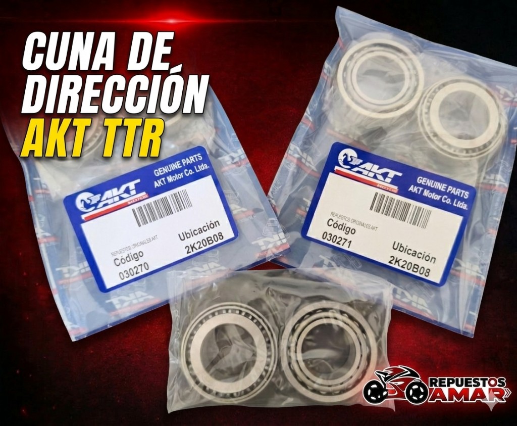 cuna direccion AKT TTR RODILLO