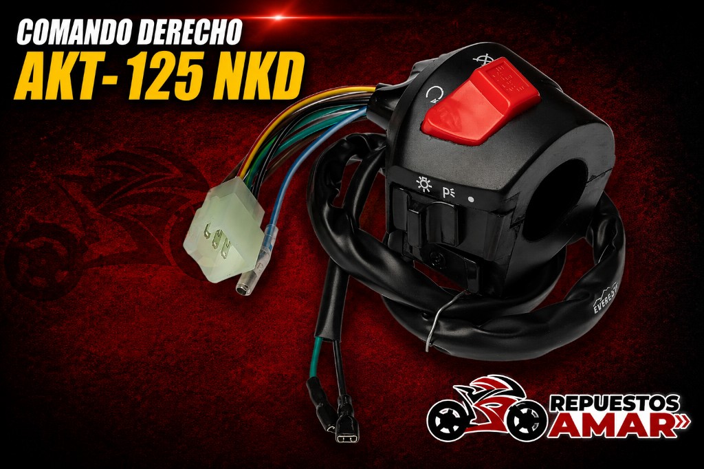 Comando derecho AKT-125 NKD