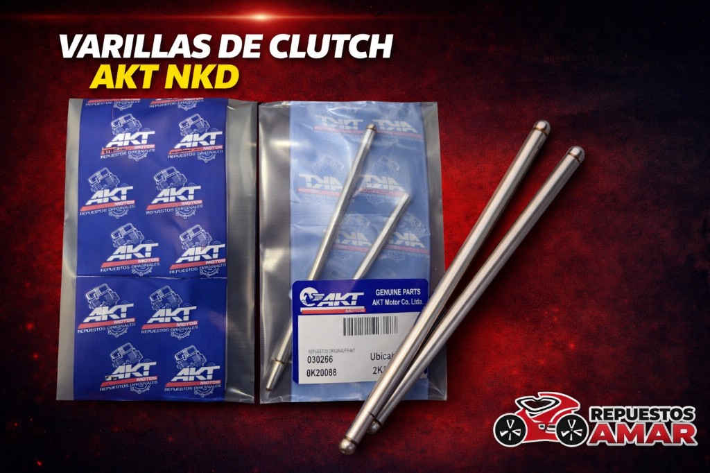Set  varillas clutch AKT NKD