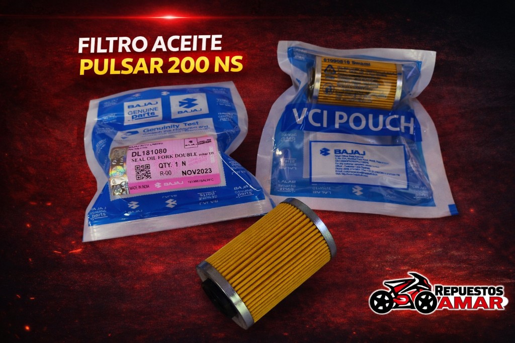 Filtro de aceite Pulsar 200 NS