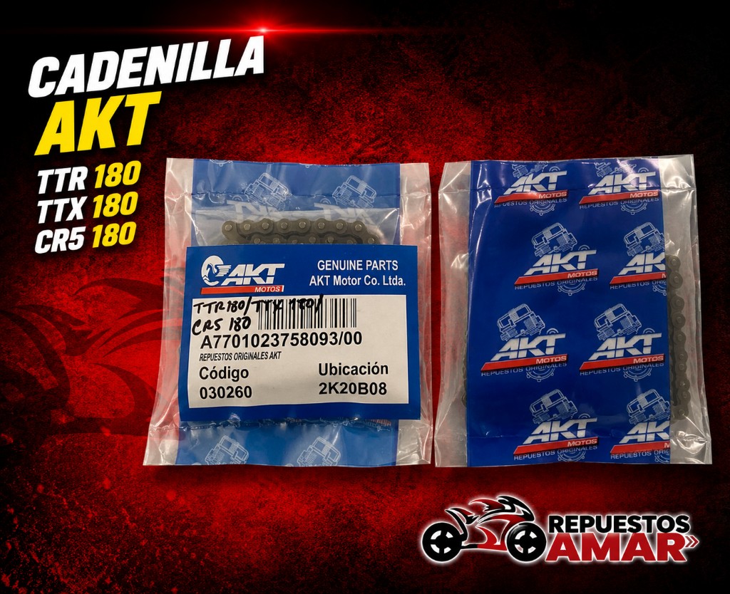 Cadenilla  AKT TRR-180/CR-5 180