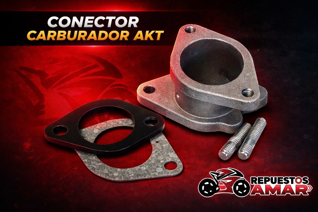 Conector carburador AKT (aluminio)