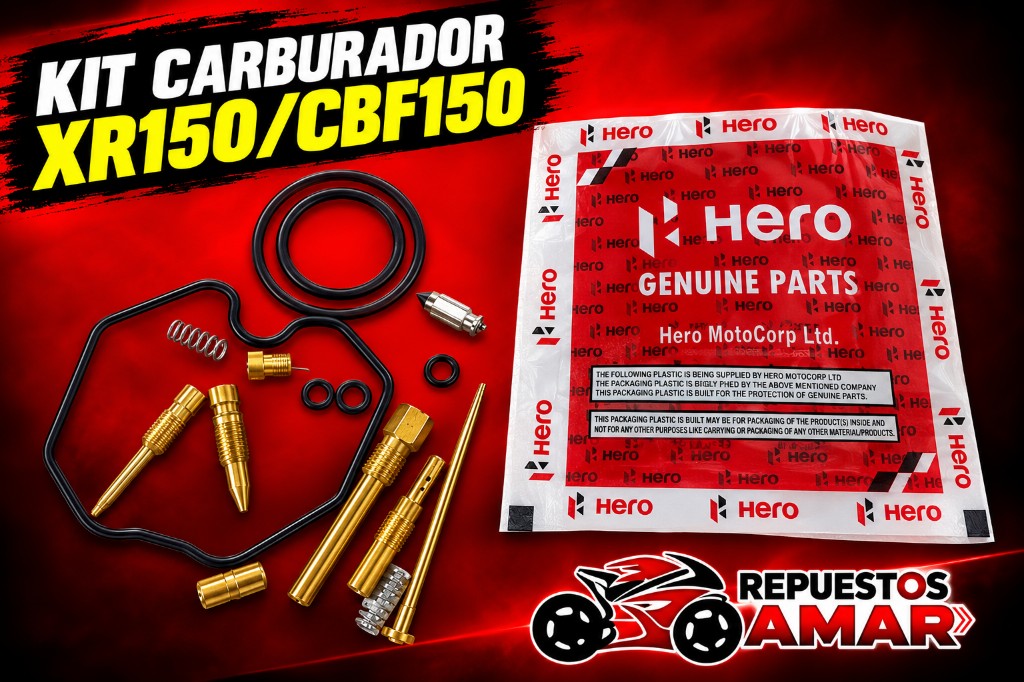 kit carburador XR150/CBF150