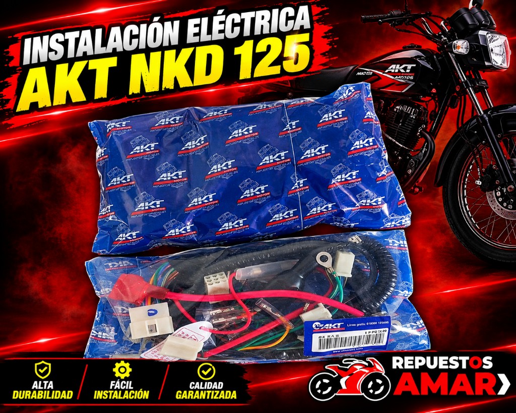 instalacion electrica AKT NKD