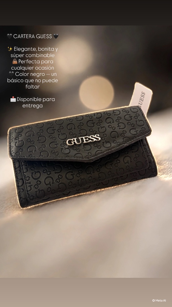 Cartera- Guess negra
