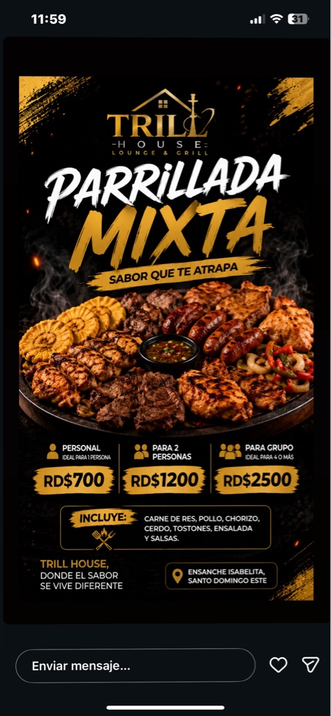 Servicio parrilla