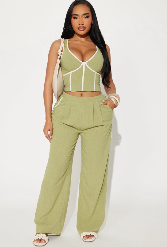 Bouquet y Brunch Pant Set