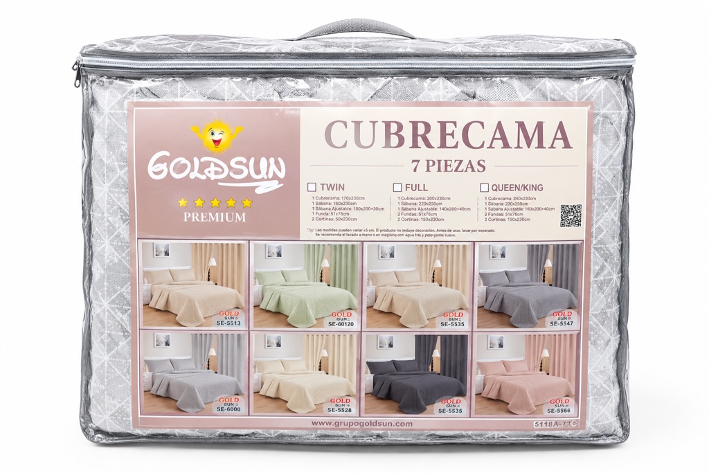 GOLD SUN 7 PIEZAS QUEEN