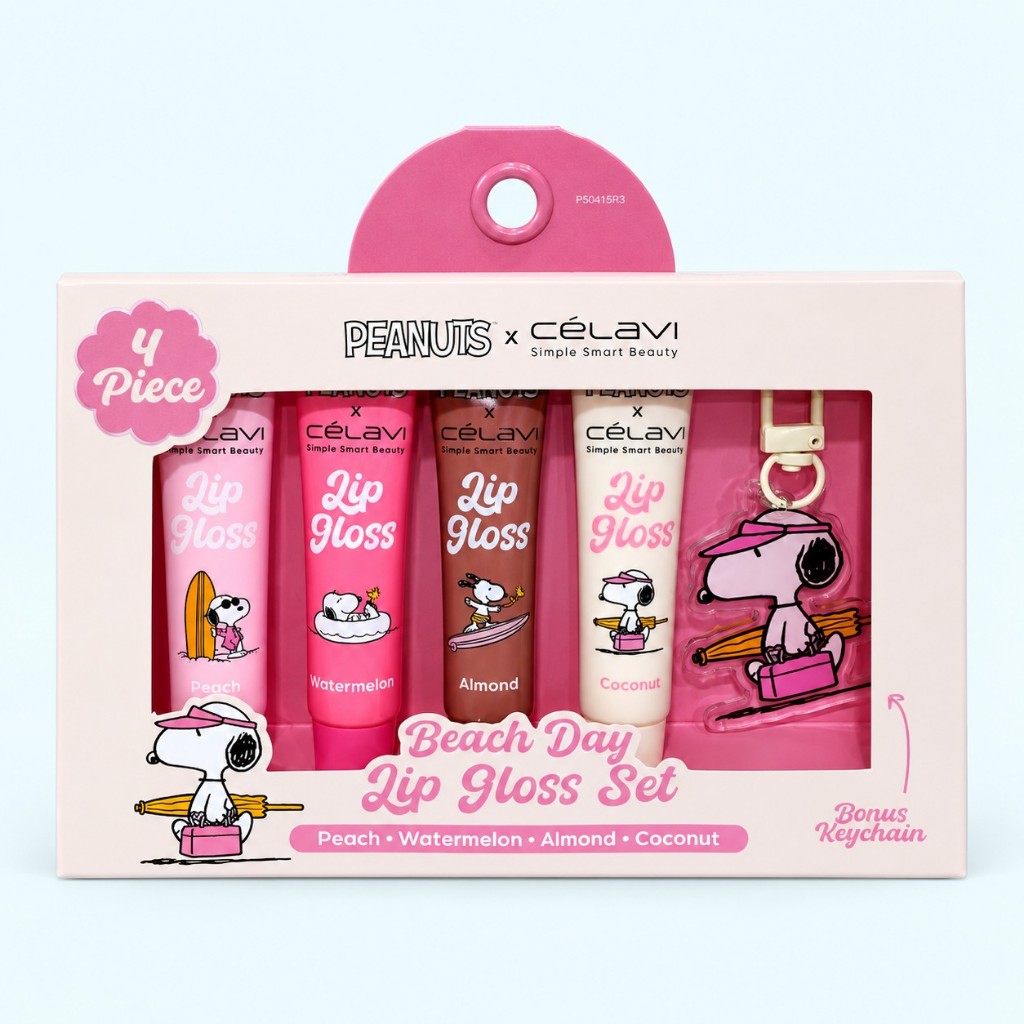 Célavi Peanuts set lip gloss 4pz