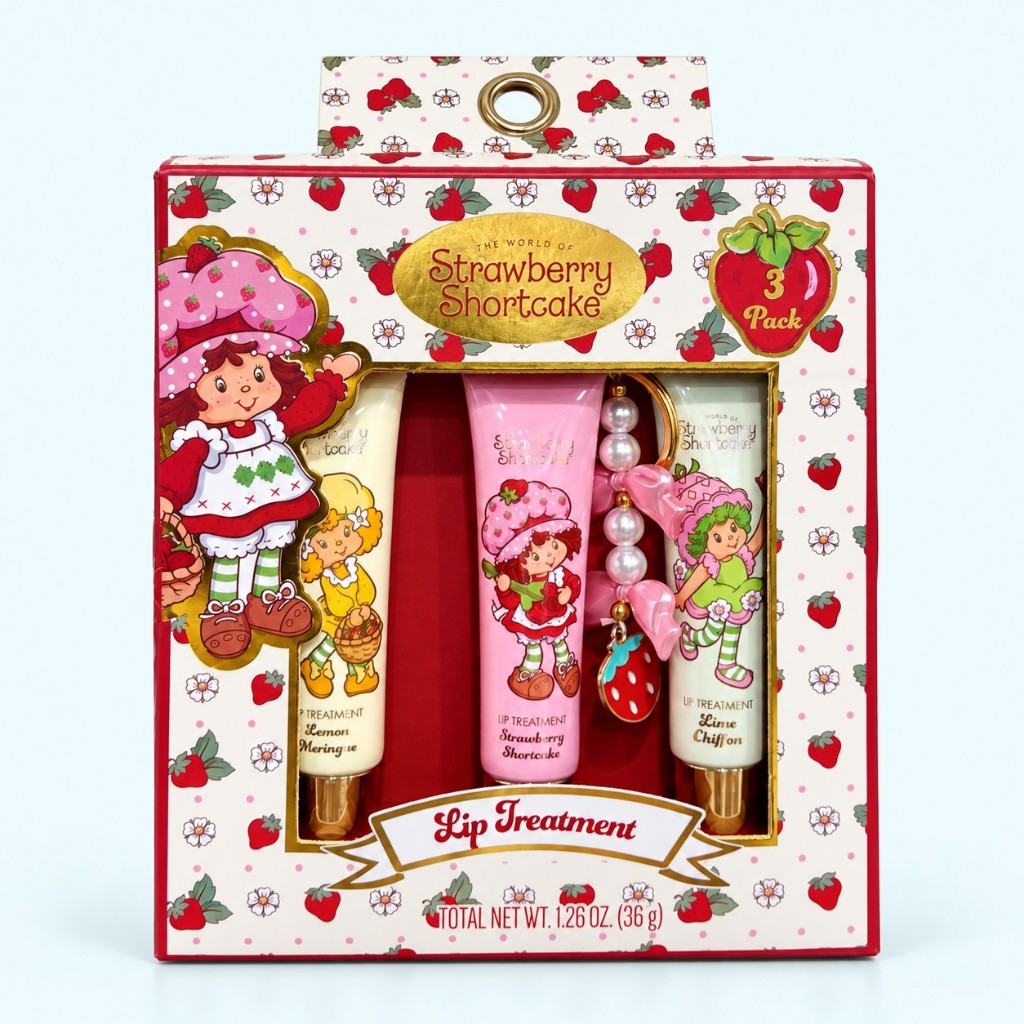 Strawberry Shortcake tratamiento labial 3 pack