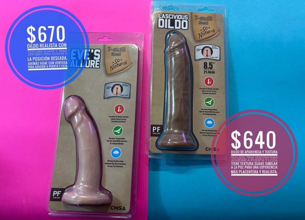 Dildo natural con ventosa
